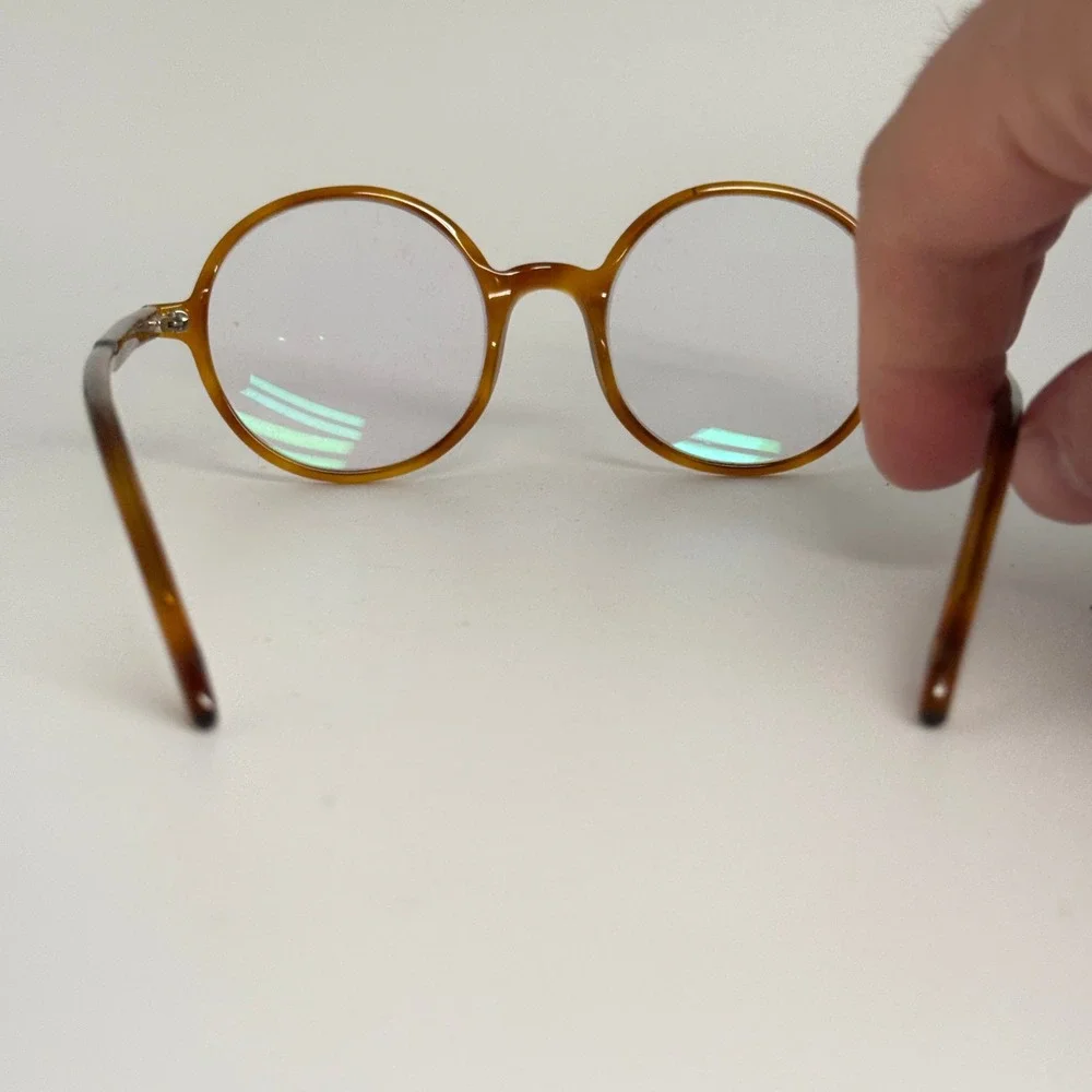 Muse 008090-003 Round Tortoise Shell Eyeglasses Frames‎ 49-20-145 Brown Gold